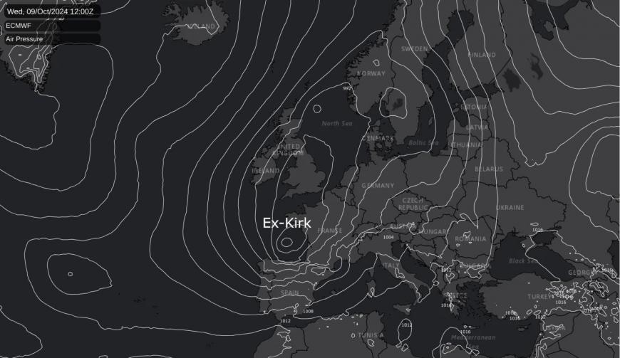 ECMWF forecast for Kirk