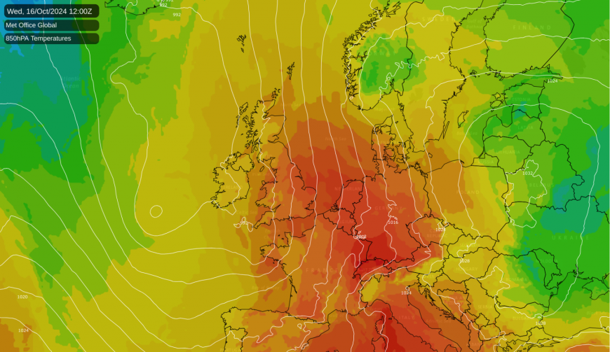 Milder air from the south next week