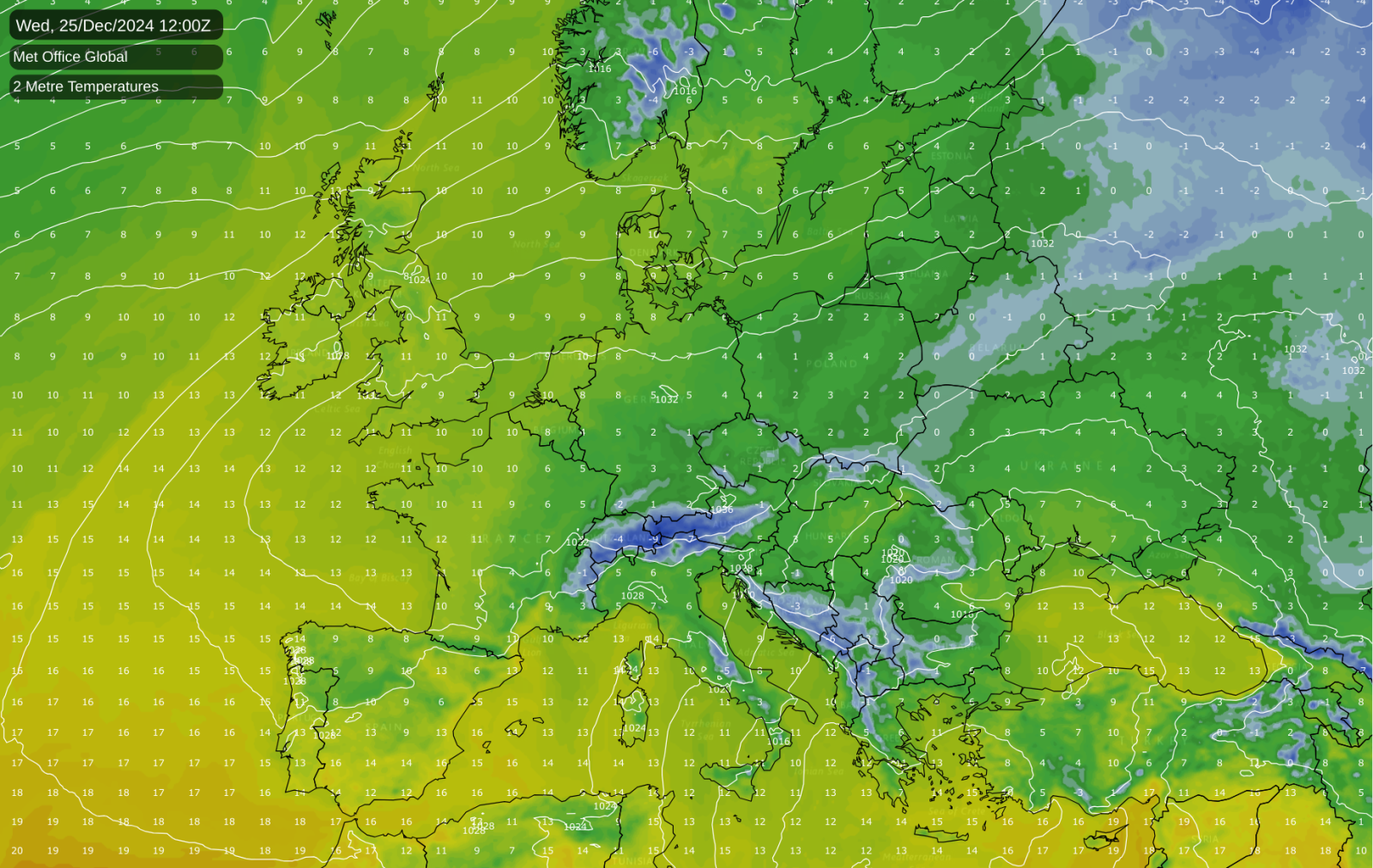 Christmas forecast and Santa Shaker updates right up to Xmas eve