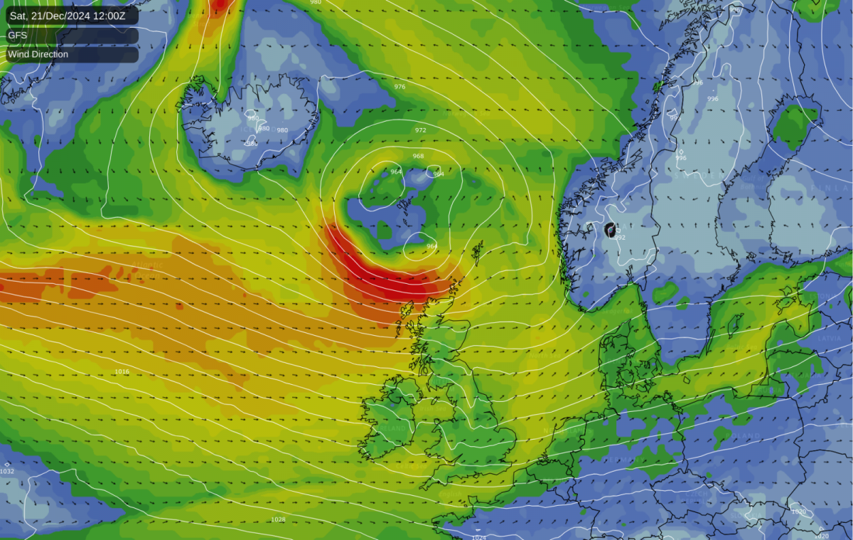 Strong weekend winds will yield to another green and mild Christmas