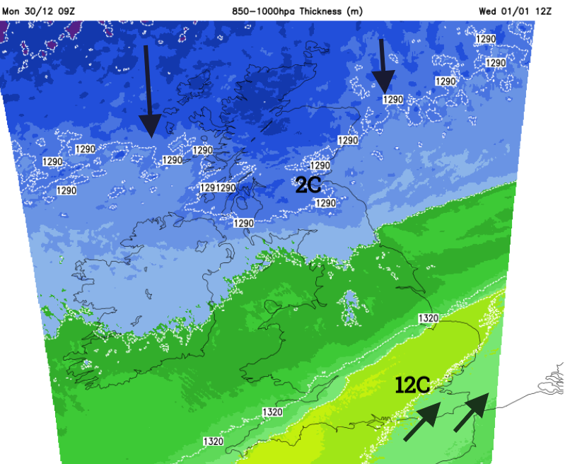 Edinburgh Hogmanay weather