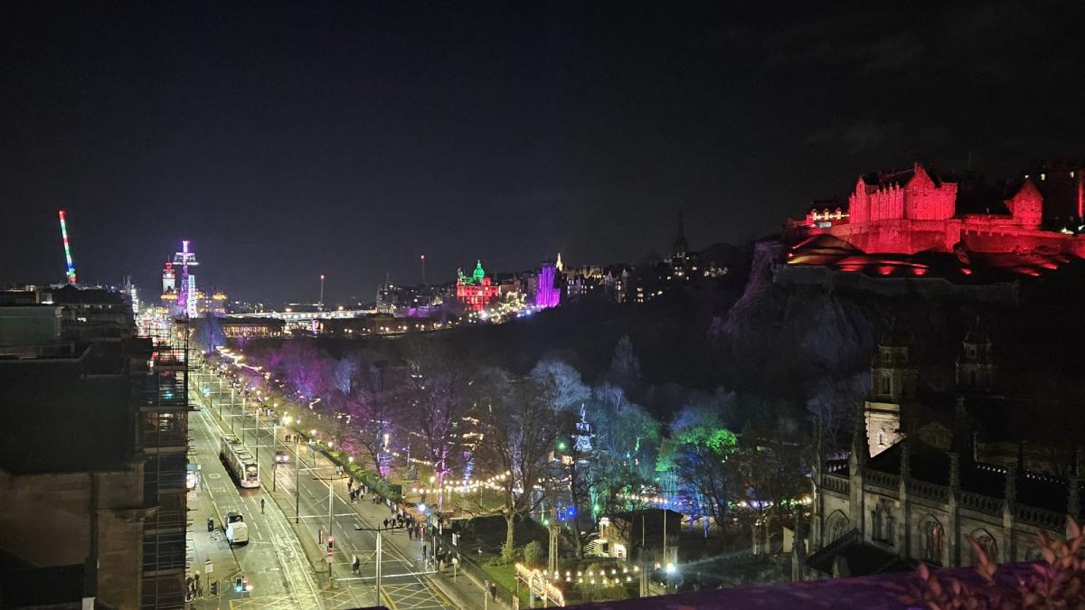 Edinburgh Hogmanay weather