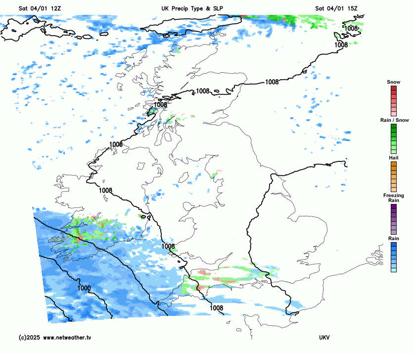 Rain, sleet and snow moving in from the southwest this weekend