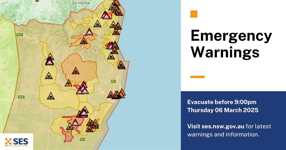 Tropical cyclone alfred warnings