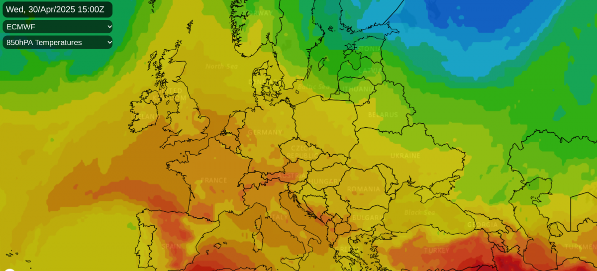Spring warmth as temperatures surge to 29C this week