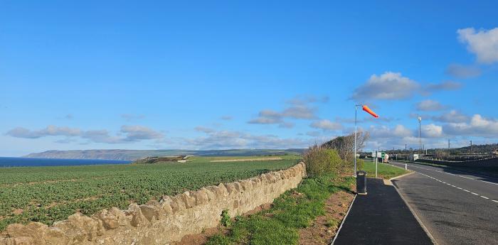 April warmth building in the sunshine but still nippy by night and in that easterly wind