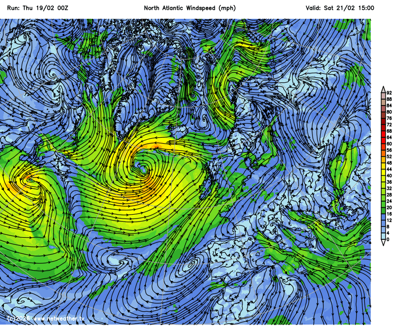 Turning much milder, but often cloudy with occasional rain